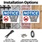 Signmission No Food Or Drink At Solder Station, 14 in W x Rectangle, Plastic OS-2PACK-NS-P-1014-L-14587 - alternate 3